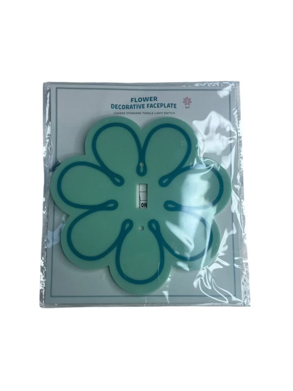 Target Flower Decorative Lightswitch Cover Plate Kit Green